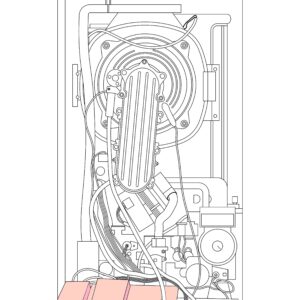 720771801 - BAXI - Neta-Tec - 28 GA - Control Box Rear